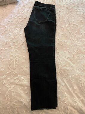 Women's Black Ankle-Length Cropped Jeans